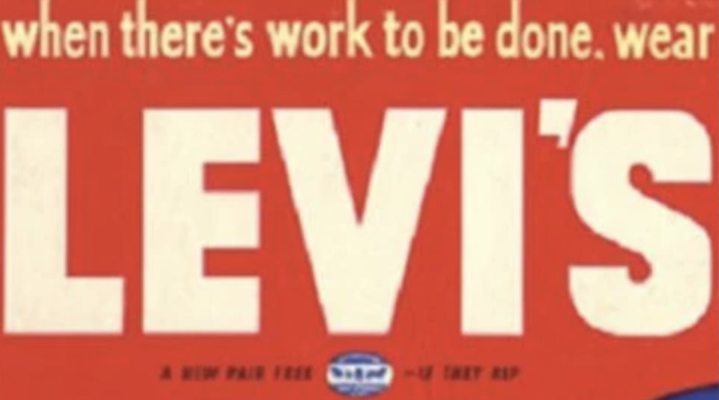 Levis Logo 1949 to 1954